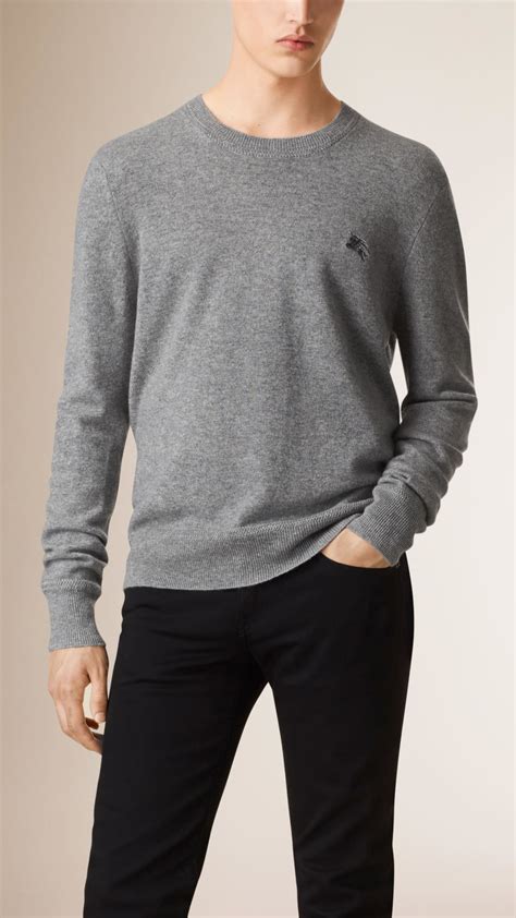 burberry grey cashmere sweater|Burberry cashmere sweater men's.